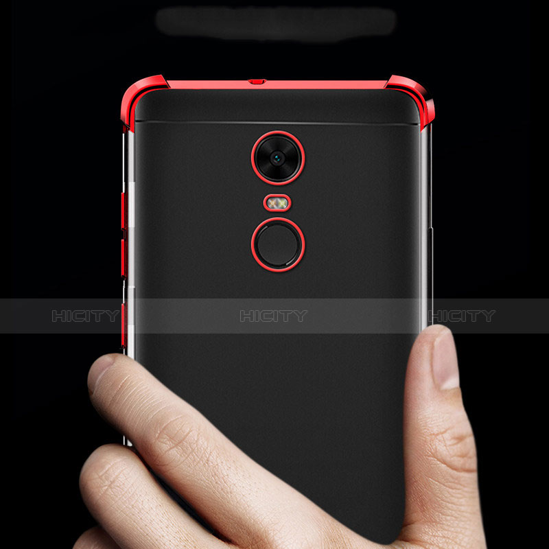Silikon Schutzhülle Ultra Dünn Tasche Durchsichtig Transparent H01 für Xiaomi Redmi Note 5 Indian Version groß