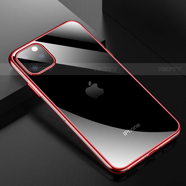 Silikon Schutzhülle Ultra Dünn Tasche Durchsichtig Transparent H02 für Apple iPhone 11 Pro Max
