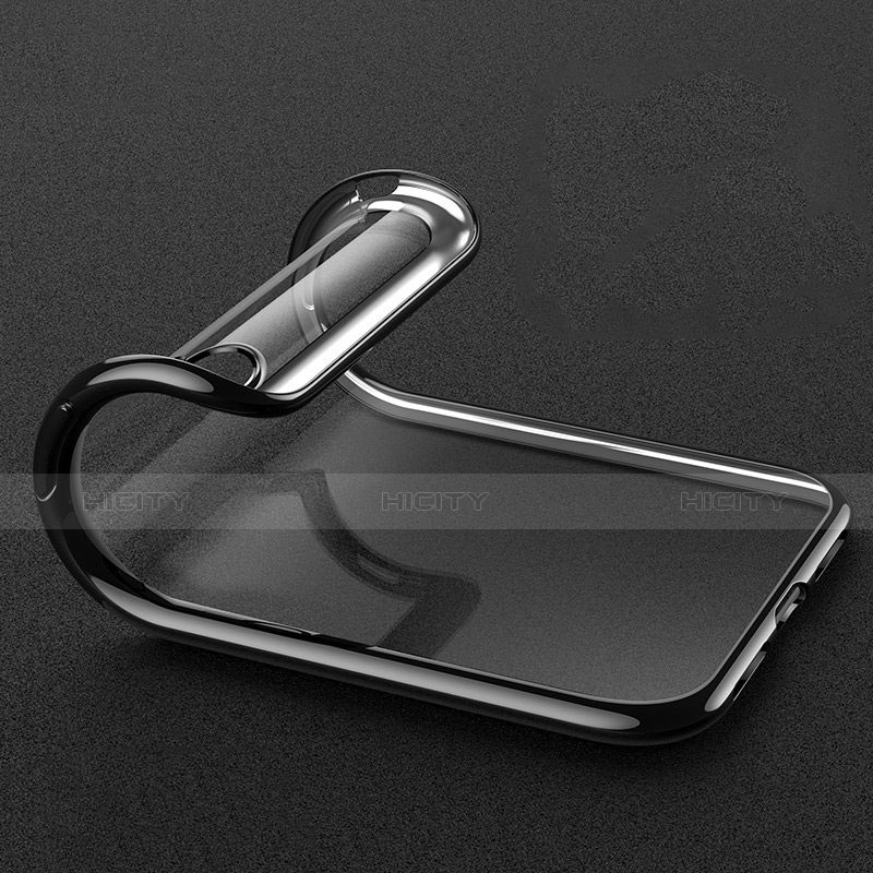 Silikon Schutzhülle Ultra Dünn Tasche Durchsichtig Transparent H02 für Apple iPhone XR groß
