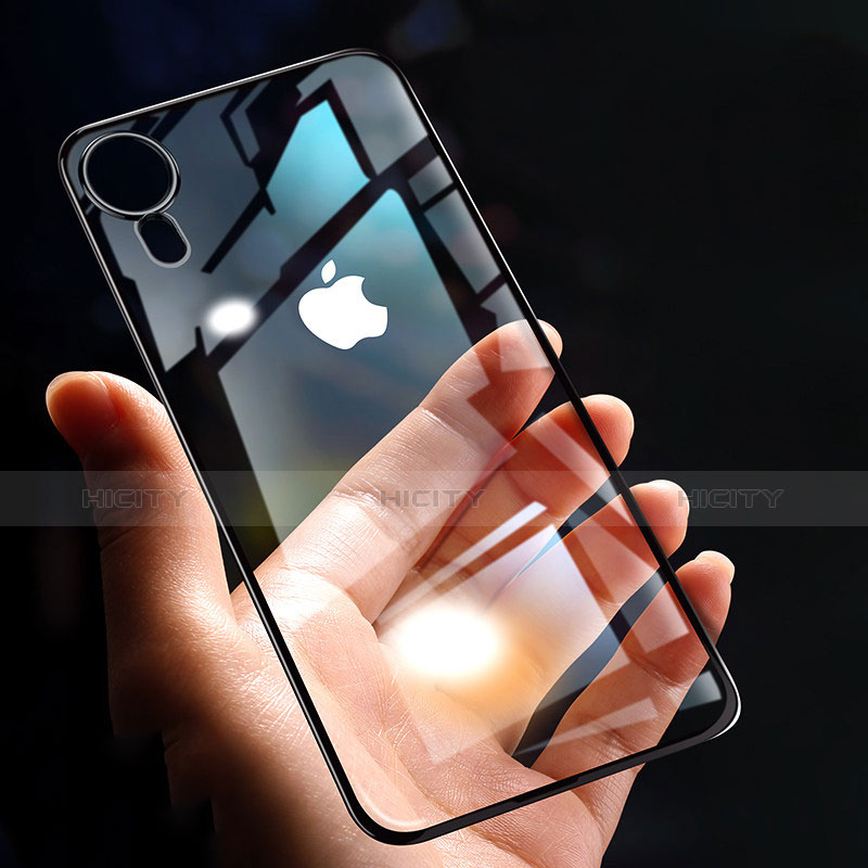 Silikon Schutzhülle Ultra Dünn Tasche Durchsichtig Transparent H02 für Apple iPhone XR groß