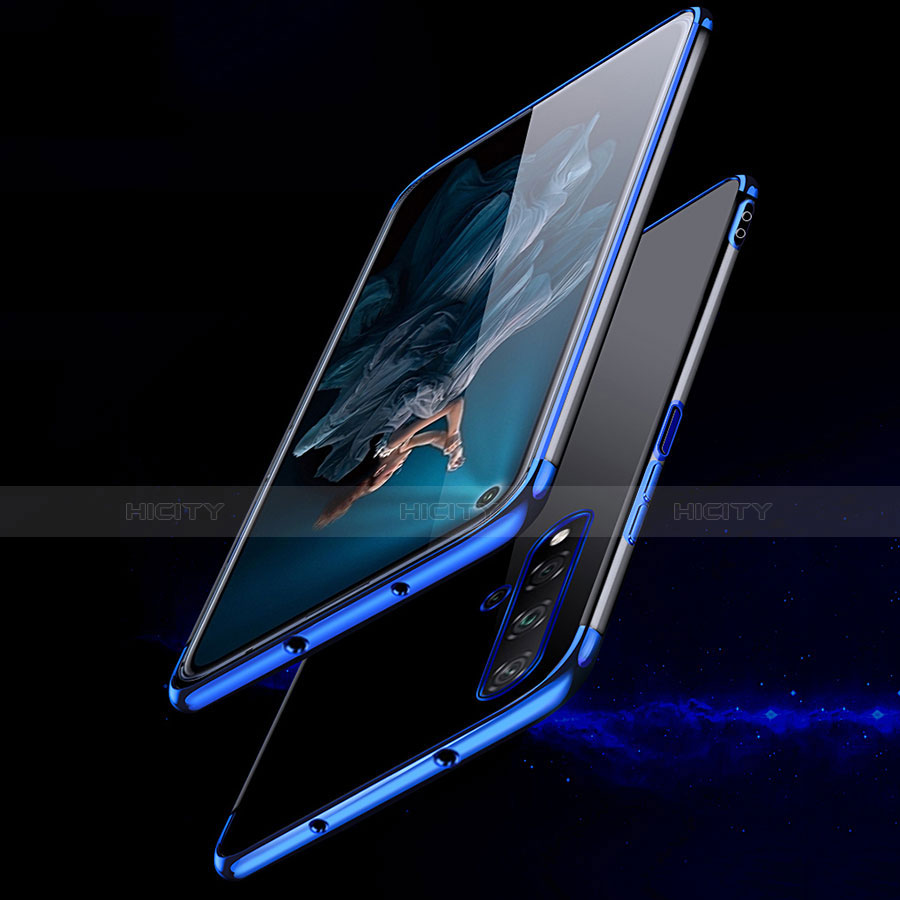 Silikon Schutzhülle Ultra Dünn Tasche Durchsichtig Transparent H02 für Huawei Honor 20