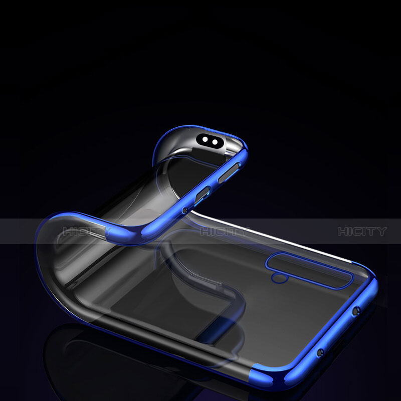 Silikon Schutzhülle Ultra Dünn Tasche Durchsichtig Transparent H02 für Huawei Honor 20