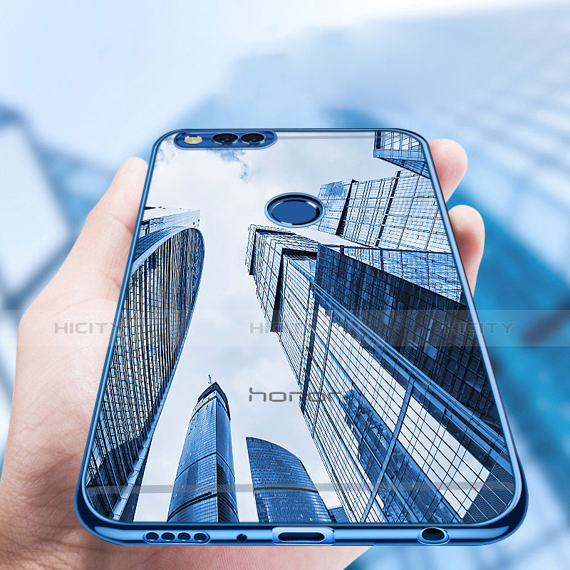 Silikon Schutzhülle Ultra Dünn Tasche Durchsichtig Transparent H02 für Huawei Honor 7X