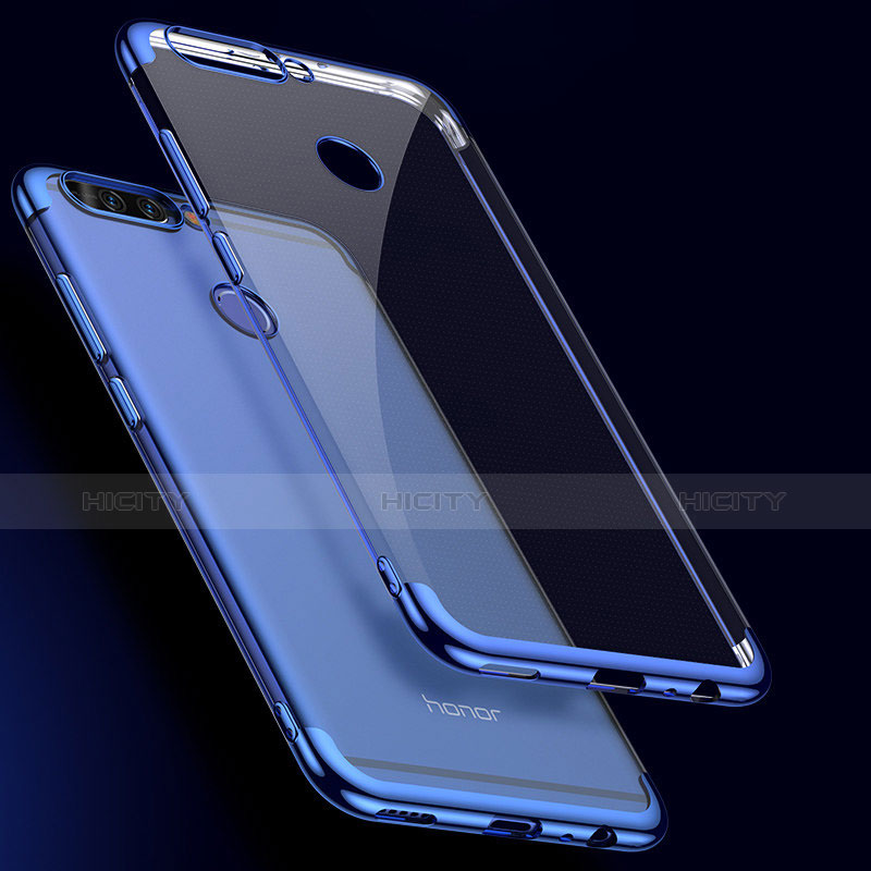 Silikon Schutzhülle Ultra Dünn Tasche Durchsichtig Transparent H02 für Huawei Honor 8 Pro