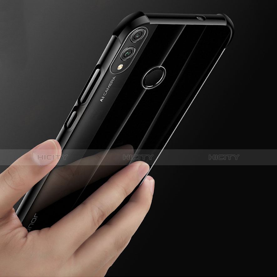 Silikon Schutzhülle Ultra Dünn Tasche Durchsichtig Transparent H02 für Huawei Honor 8X groß