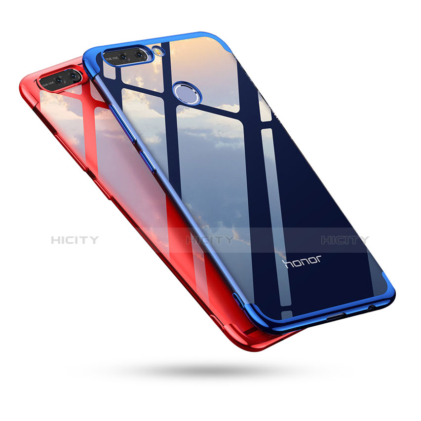 Silikon Schutzhülle Ultra Dünn Tasche Durchsichtig Transparent H02 für Huawei Honor V9 groß