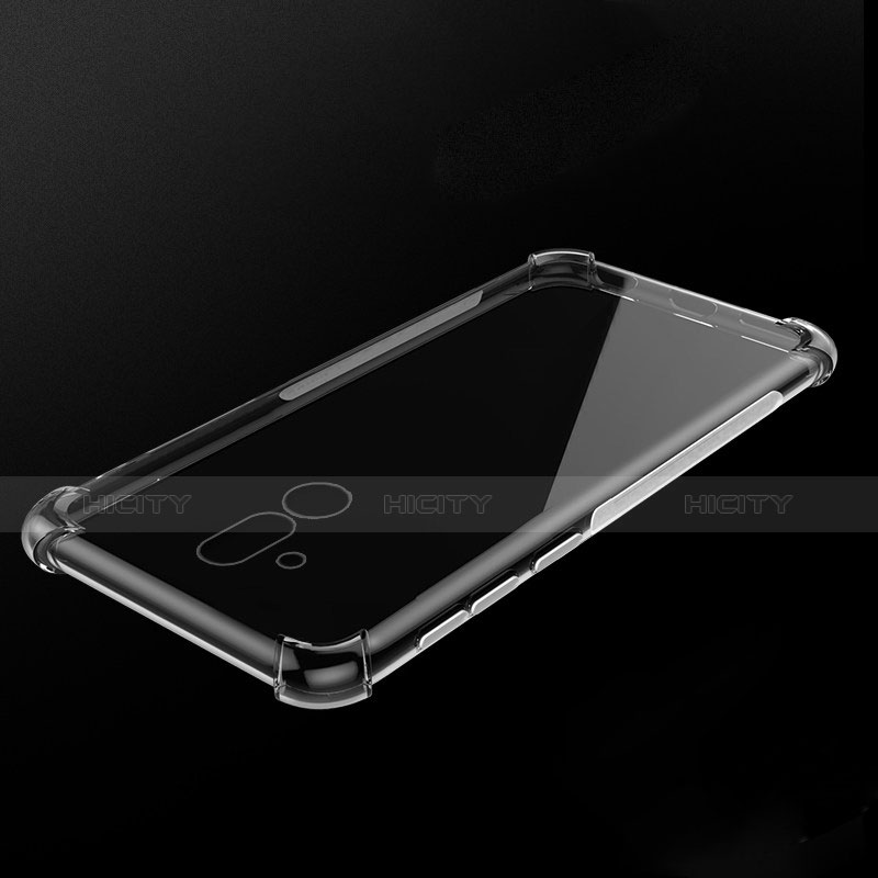 Silikon Schutzhülle Ultra Dünn Tasche Durchsichtig Transparent H02 für Huawei Mate 20 Lite