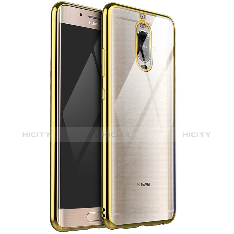 Silikon Schutzhülle Ultra Dünn Tasche Durchsichtig Transparent H02 für Huawei Mate 9 Pro Gold Plus