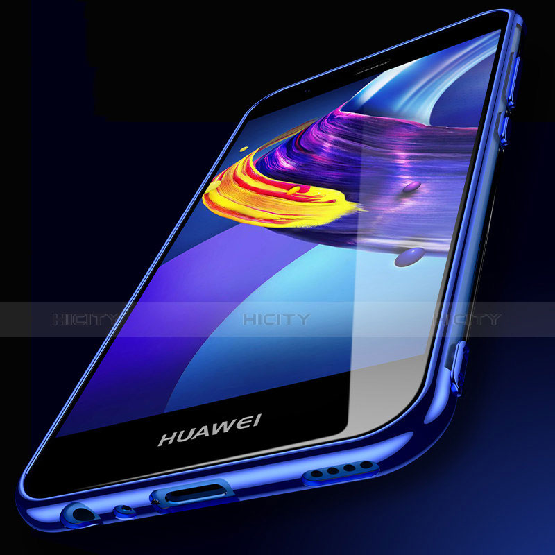 Silikon Schutzhülle Ultra Dünn Tasche Durchsichtig Transparent H02 für Huawei Nova 2 groß