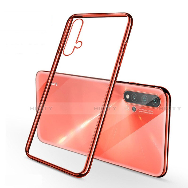 Silikon Schutzhülle Ultra Dünn Tasche Durchsichtig Transparent H02 für Huawei Nova 5 Pro groß