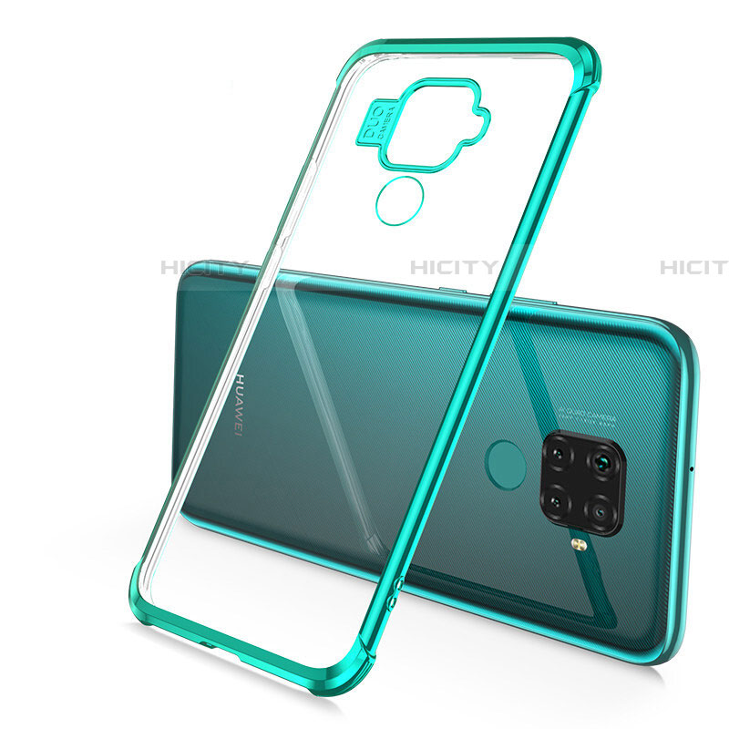 Silikon Schutzhülle Ultra Dünn Tasche Durchsichtig Transparent H02 für Huawei Nova 5i Pro groß