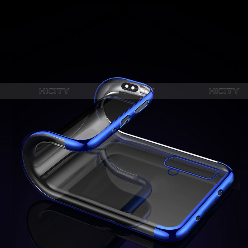 Silikon Schutzhülle Ultra Dünn Tasche Durchsichtig Transparent H02 für Huawei Nova 5T groß