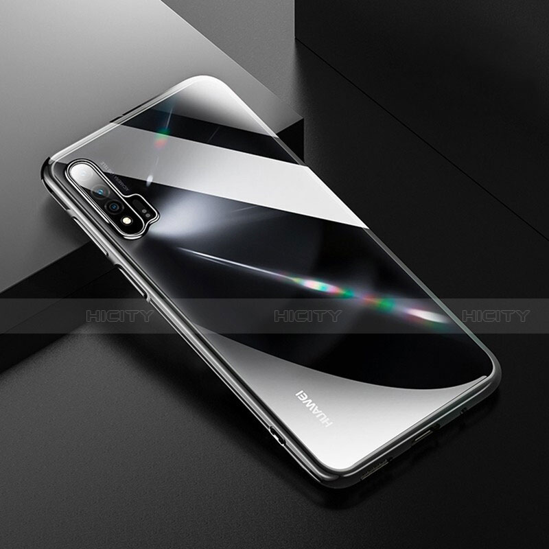 Silikon Schutzhülle Ultra Dünn Tasche Durchsichtig Transparent H02 für Huawei Nova 6