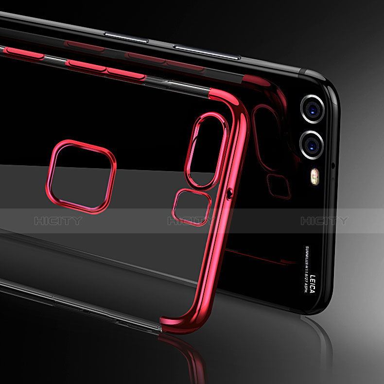 Silikon Schutzhülle Ultra Dünn Tasche Durchsichtig Transparent H02 für Huawei P9 groß