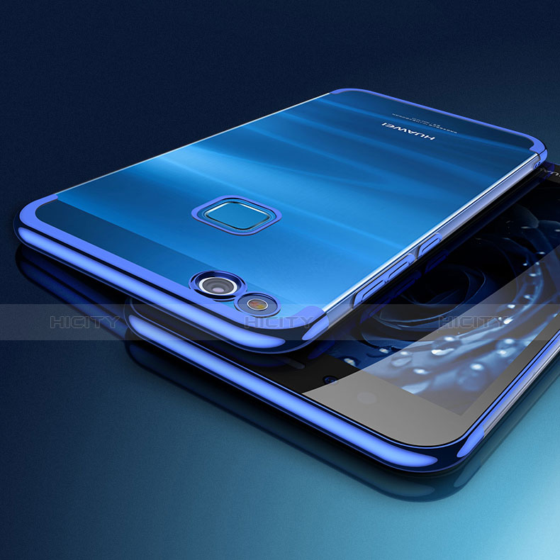 Silikon Schutzhülle Ultra Dünn Tasche Durchsichtig Transparent H02 für Huawei P9 Lite (2017) groß