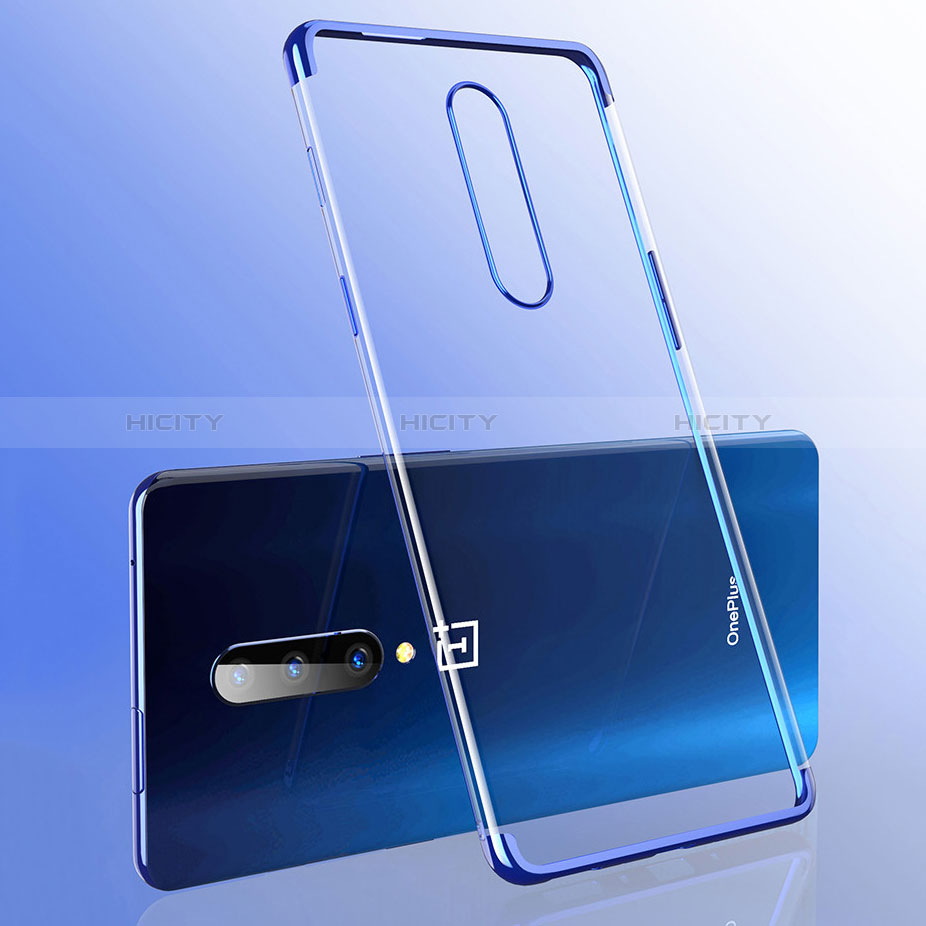 Silikon Schutzhülle Ultra Dünn Tasche Durchsichtig Transparent H02 für OnePlus 7 Pro groß