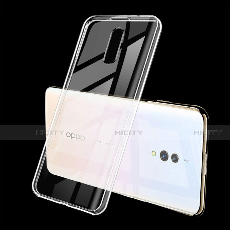 Silikon Schutzhülle Ultra Dünn Tasche Durchsichtig Transparent H02 für Oppo Realme X Klar