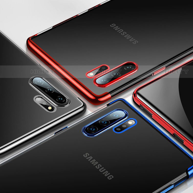 Silikon Schutzhülle Ultra Dünn Tasche Durchsichtig Transparent H02 für Samsung Galaxy Note 10 Plus