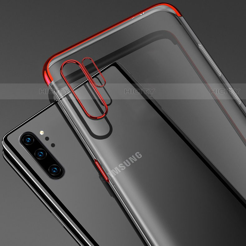Silikon Schutzhülle Ultra Dünn Tasche Durchsichtig Transparent H02 für Samsung Galaxy Note 10 Plus 5G groß