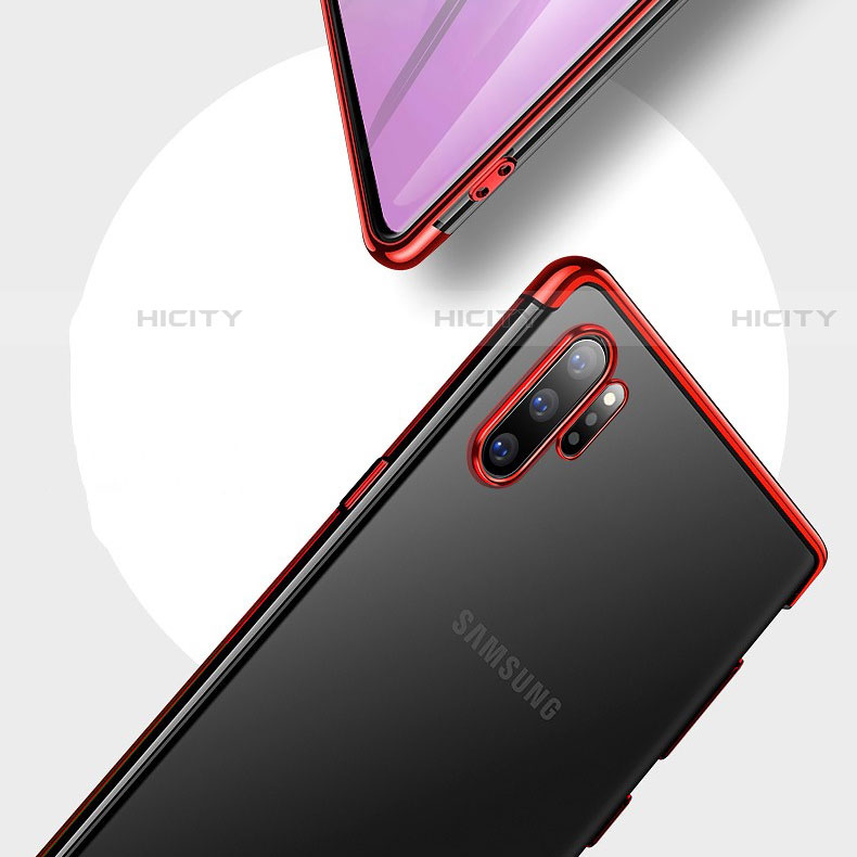 Silikon Schutzhülle Ultra Dünn Tasche Durchsichtig Transparent H02 für Samsung Galaxy Note 10 Plus 5G groß