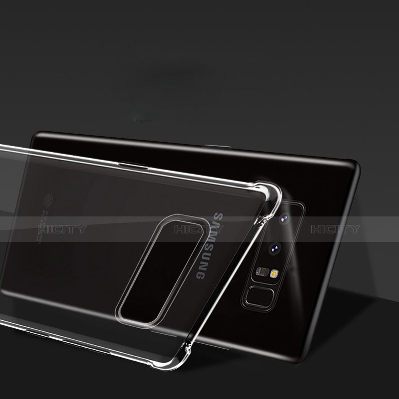 Silikon Schutzhülle Ultra Dünn Tasche Durchsichtig Transparent H02 für Samsung Galaxy Note 8 Klar groß