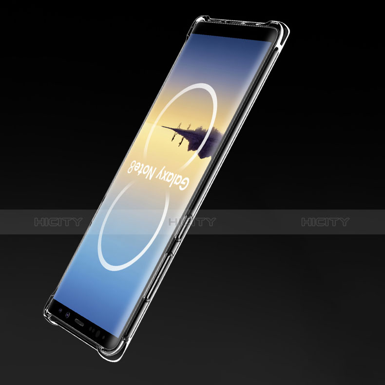 Silikon Schutzhülle Ultra Dünn Tasche Durchsichtig Transparent H02 für Samsung Galaxy Note 8 Klar groß