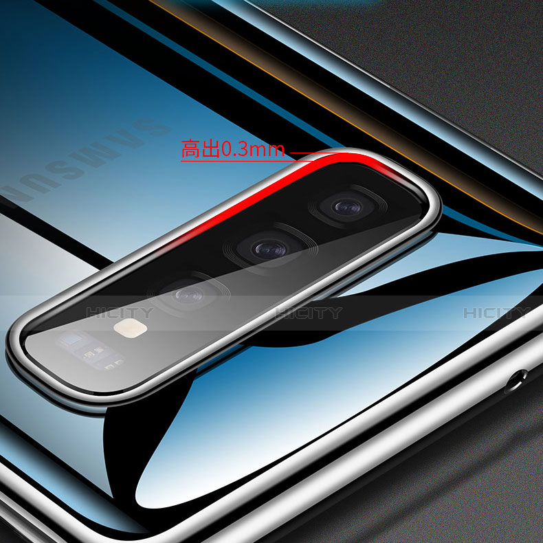 Silikon Schutzhülle Ultra Dünn Tasche Durchsichtig Transparent H02 für Samsung Galaxy S10 5G groß