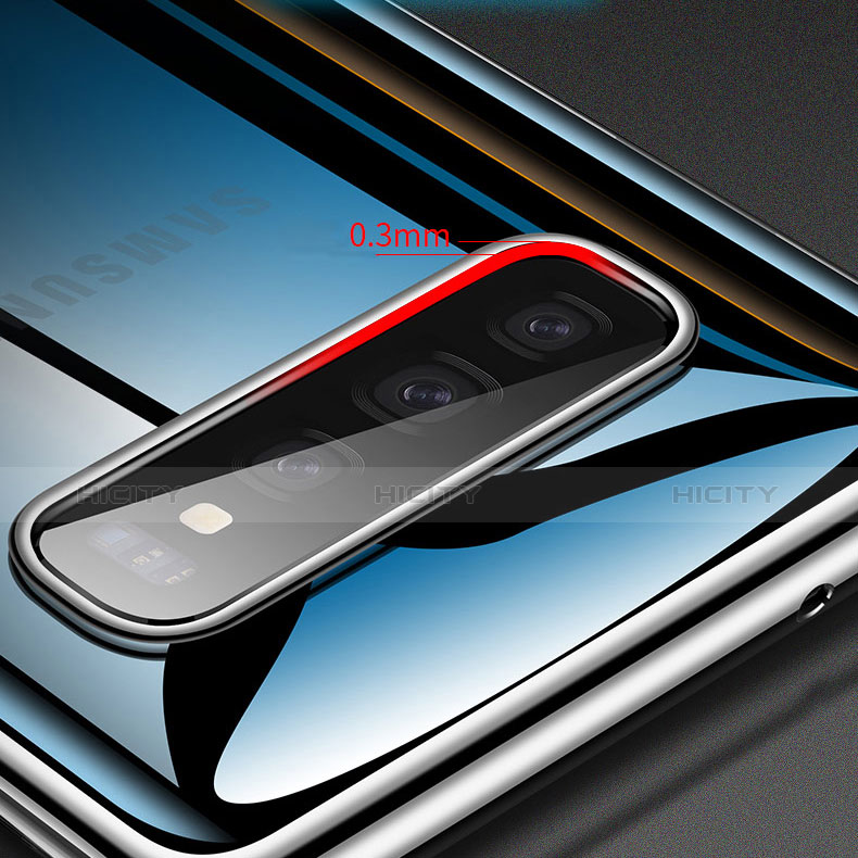 Silikon Schutzhülle Ultra Dünn Tasche Durchsichtig Transparent H02 für Samsung Galaxy S10 Plus