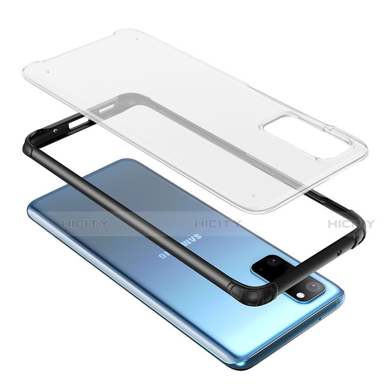 Silikon Schutzhülle Ultra Dünn Tasche Durchsichtig Transparent H02 für Samsung Galaxy S20 5G groß