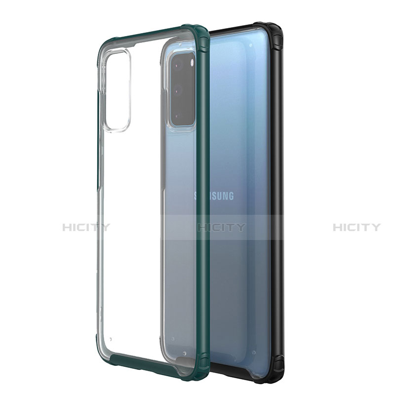 Silikon Schutzhülle Ultra Dünn Tasche Durchsichtig Transparent H02 für Samsung Galaxy S20 5G groß
