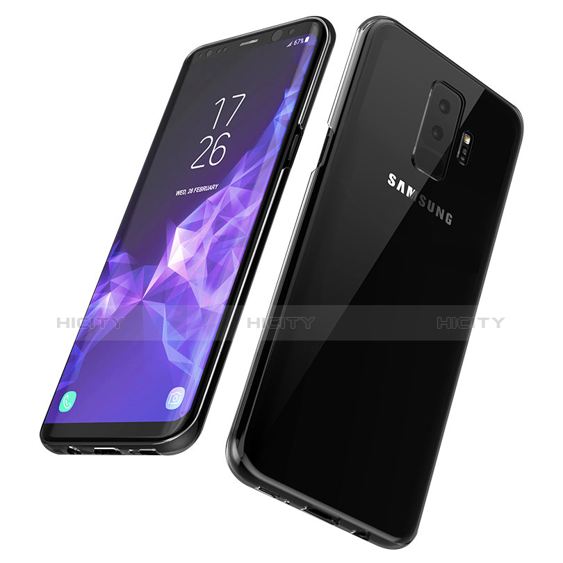 Silikon Schutzhülle Ultra Dünn Tasche Durchsichtig Transparent H02 für Samsung Galaxy S9 Plus groß