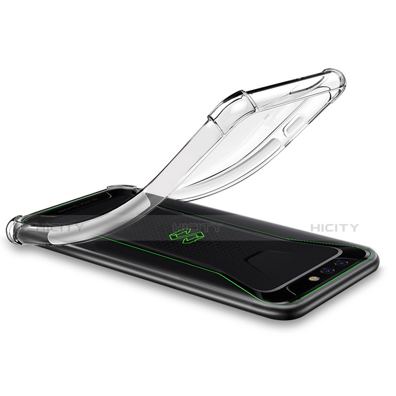 Silikon Schutzhülle Ultra Dünn Tasche Durchsichtig Transparent H02 für Xiaomi Black Shark