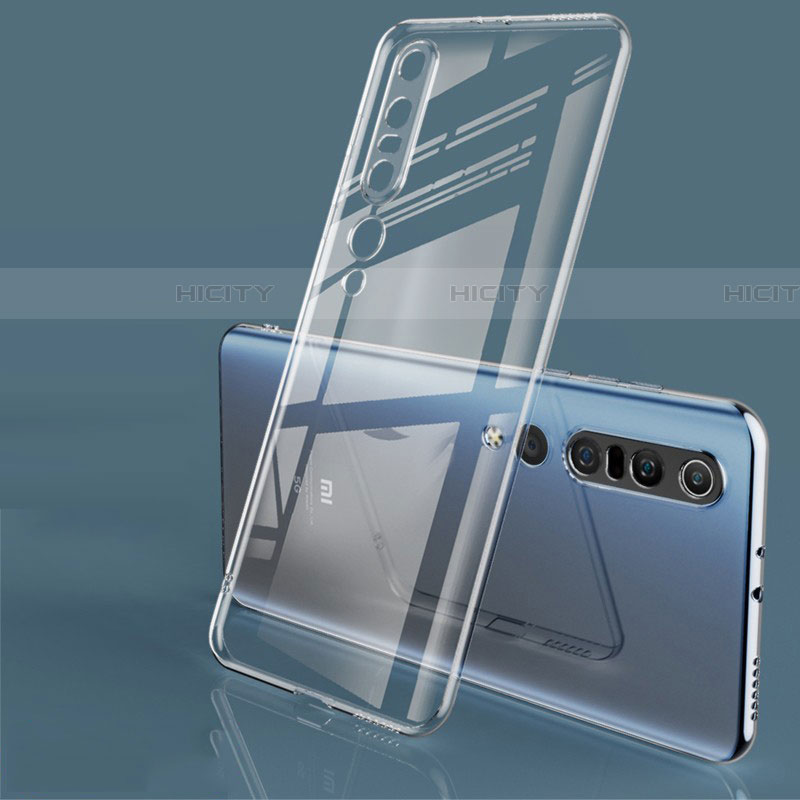 Silikon Schutzhülle Ultra Dünn Tasche Durchsichtig Transparent H02 für Xiaomi Mi 10 Pro