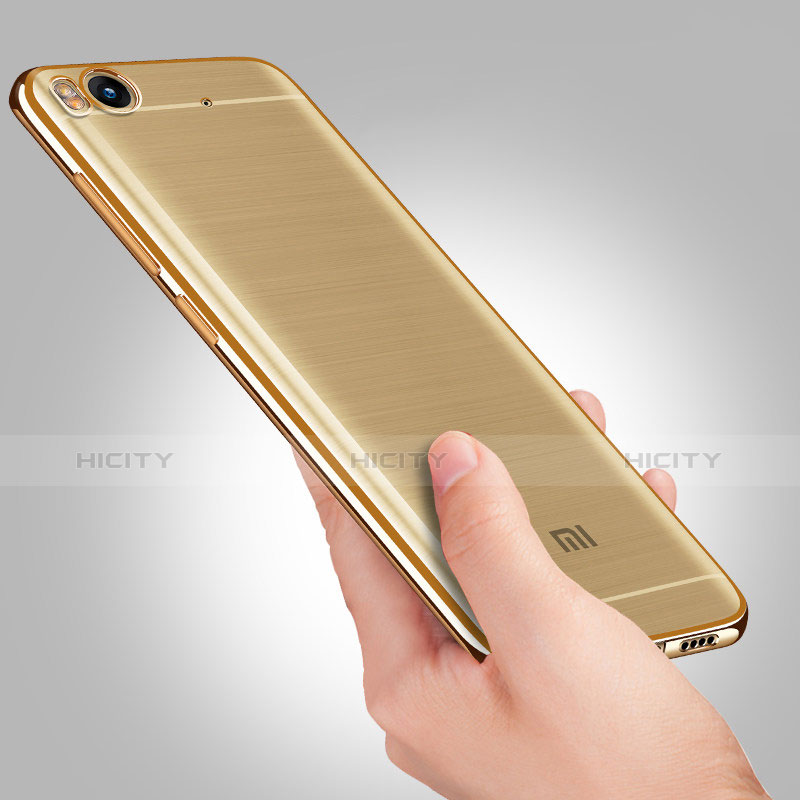 Silikon Schutzhülle Ultra Dünn Tasche Durchsichtig Transparent H02 für Xiaomi Mi 5S groß
