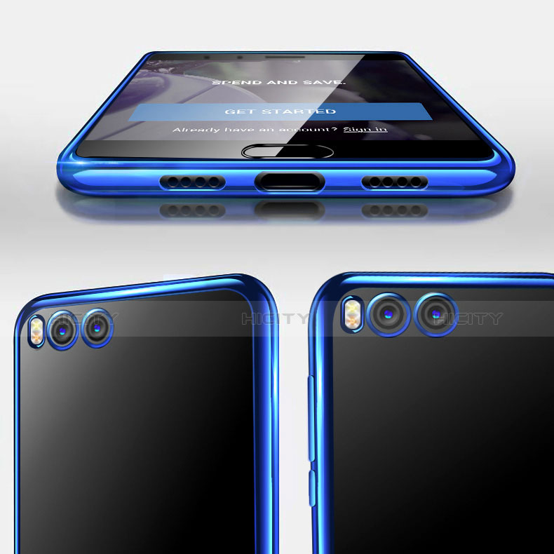 Silikon Schutzhülle Ultra Dünn Tasche Durchsichtig Transparent H02 für Xiaomi Mi 6 groß