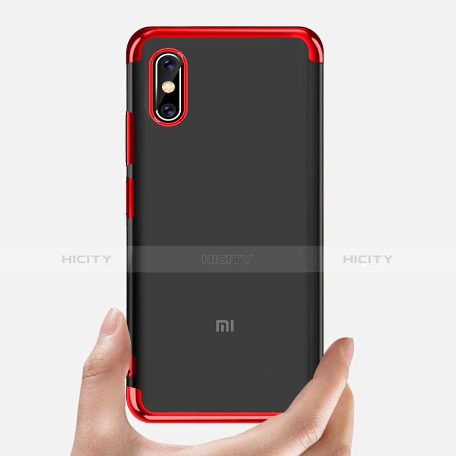 Silikon Schutzhülle Ultra Dünn Tasche Durchsichtig Transparent H02 für Xiaomi Mi 8 Screen Fingerprint Edition