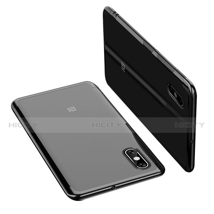 Silikon Schutzhülle Ultra Dünn Tasche Durchsichtig Transparent H02 für Xiaomi Mi 8 Screen Fingerprint Edition groß
