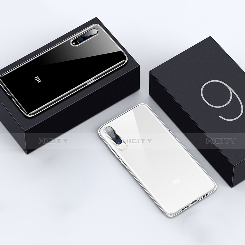 Silikon Schutzhülle Ultra Dünn Tasche Durchsichtig Transparent H02 für Xiaomi Mi 9 Lite groß