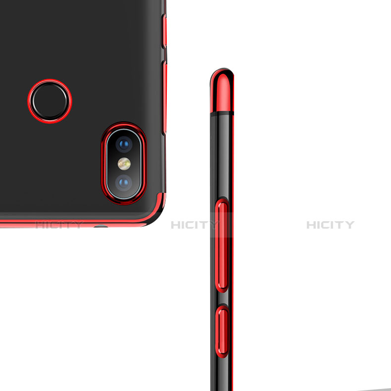 Silikon Schutzhülle Ultra Dünn Tasche Durchsichtig Transparent H02 für Xiaomi Mi A2 groß
