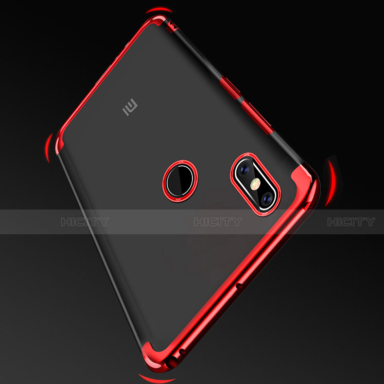 Silikon Schutzhülle Ultra Dünn Tasche Durchsichtig Transparent H02 für Xiaomi Mi Max 3 groß
