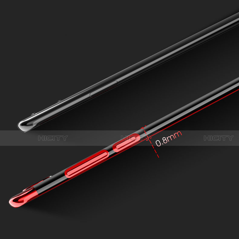 Silikon Schutzhülle Ultra Dünn Tasche Durchsichtig Transparent H02 für Xiaomi Mi Max 3 groß