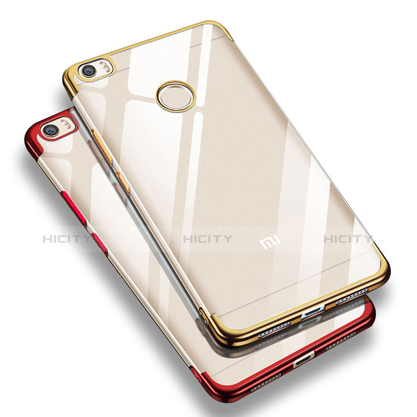 Silikon Schutzhülle Ultra Dünn Tasche Durchsichtig Transparent H02 für Xiaomi Mi Max groß