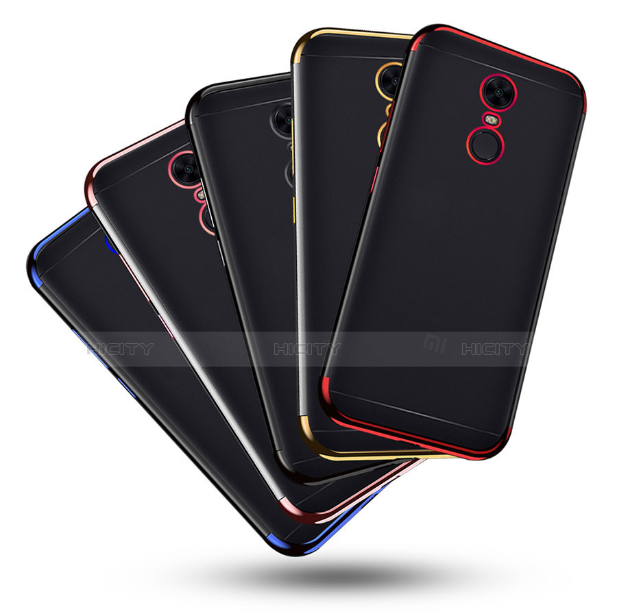 Silikon Schutzhülle Ultra Dünn Tasche Durchsichtig Transparent H02 für Xiaomi Redmi 5 Plus