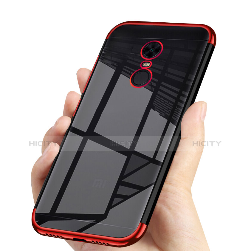 Silikon Schutzhülle Ultra Dünn Tasche Durchsichtig Transparent H02 für Xiaomi Redmi 5 Plus groß
