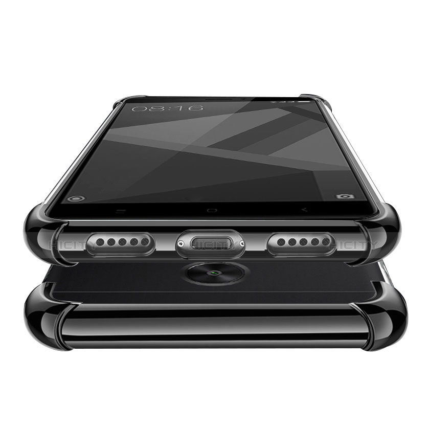 Silikon Schutzhülle Ultra Dünn Tasche Durchsichtig Transparent H02 für Xiaomi Redmi Note 4 groß