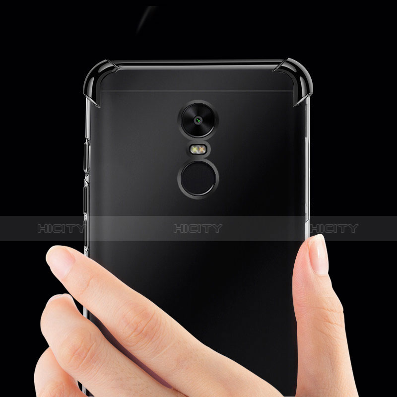 Silikon Schutzhülle Ultra Dünn Tasche Durchsichtig Transparent H02 für Xiaomi Redmi Note 4X High Edition groß