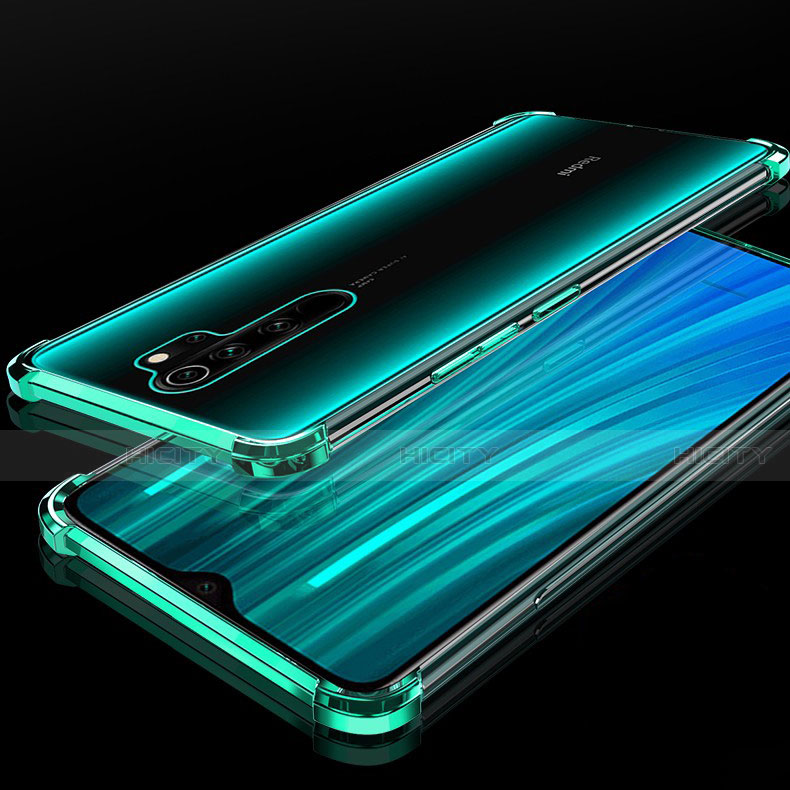 Silikon Schutzhülle Ultra Dünn Tasche Durchsichtig Transparent H02 für Xiaomi Redmi Note 8 Pro groß