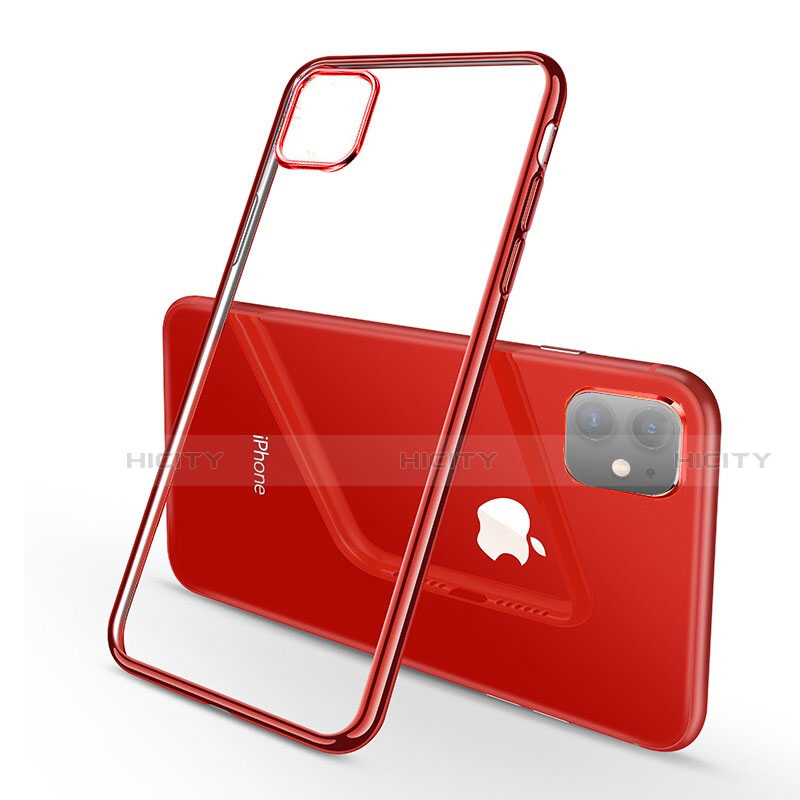 Silikon Schutzhülle Ultra Dünn Tasche Durchsichtig Transparent H03 für Apple iPhone 11 groß