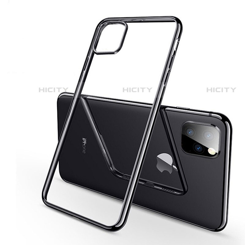 Silikon Schutzhülle Ultra Dünn Tasche Durchsichtig Transparent H03 für Apple iPhone 11 Pro Max groß