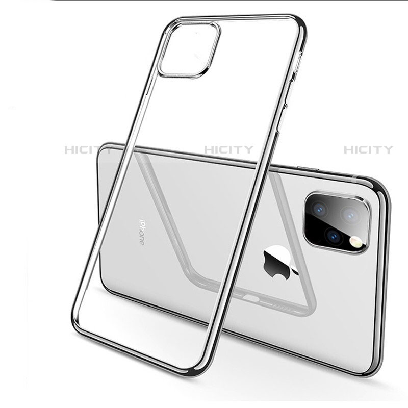 Silikon Schutzhülle Ultra Dünn Tasche Durchsichtig Transparent H03 für Apple iPhone 11 Pro Max groß